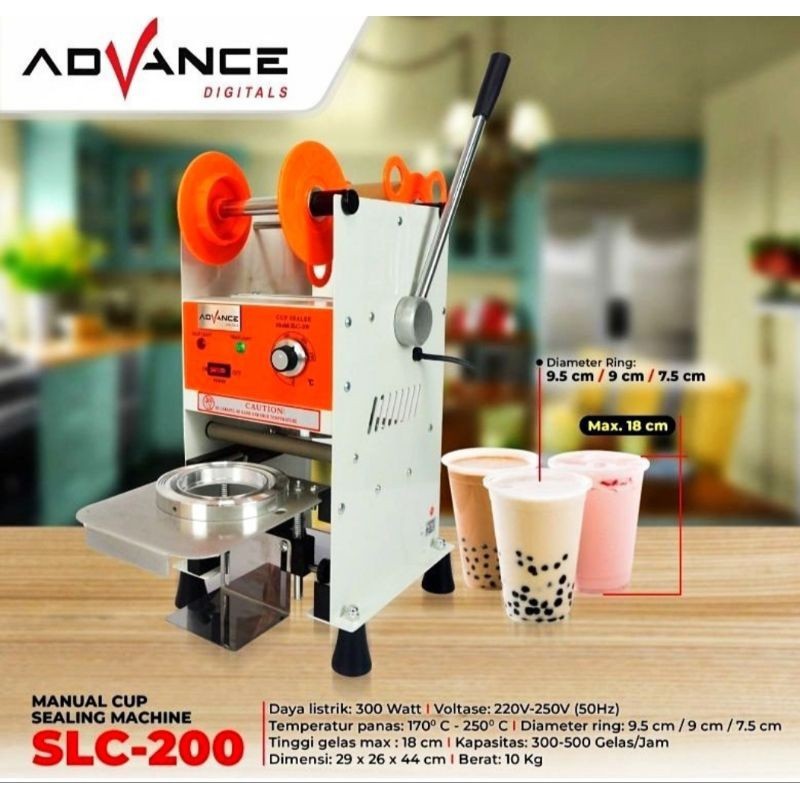 Mesin cup Seller cup Advance SLC-100 SLC-200 12-22OZ