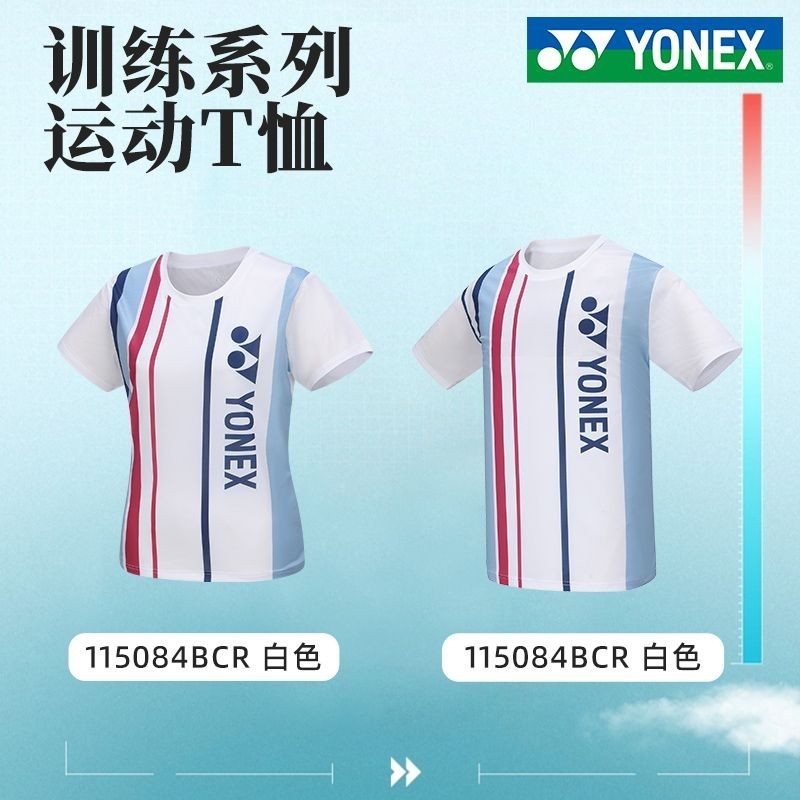 Pakaian Kaos Badminton Yonex Pria Wanita, T-shirt Pendek Cepat Kering YY