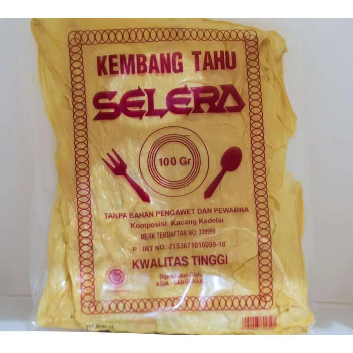 

Kembang Tahu Selera 100gr / Kembang Tahu Selera Kualitas Istimewa Cap Sendok Garpu 100 gram