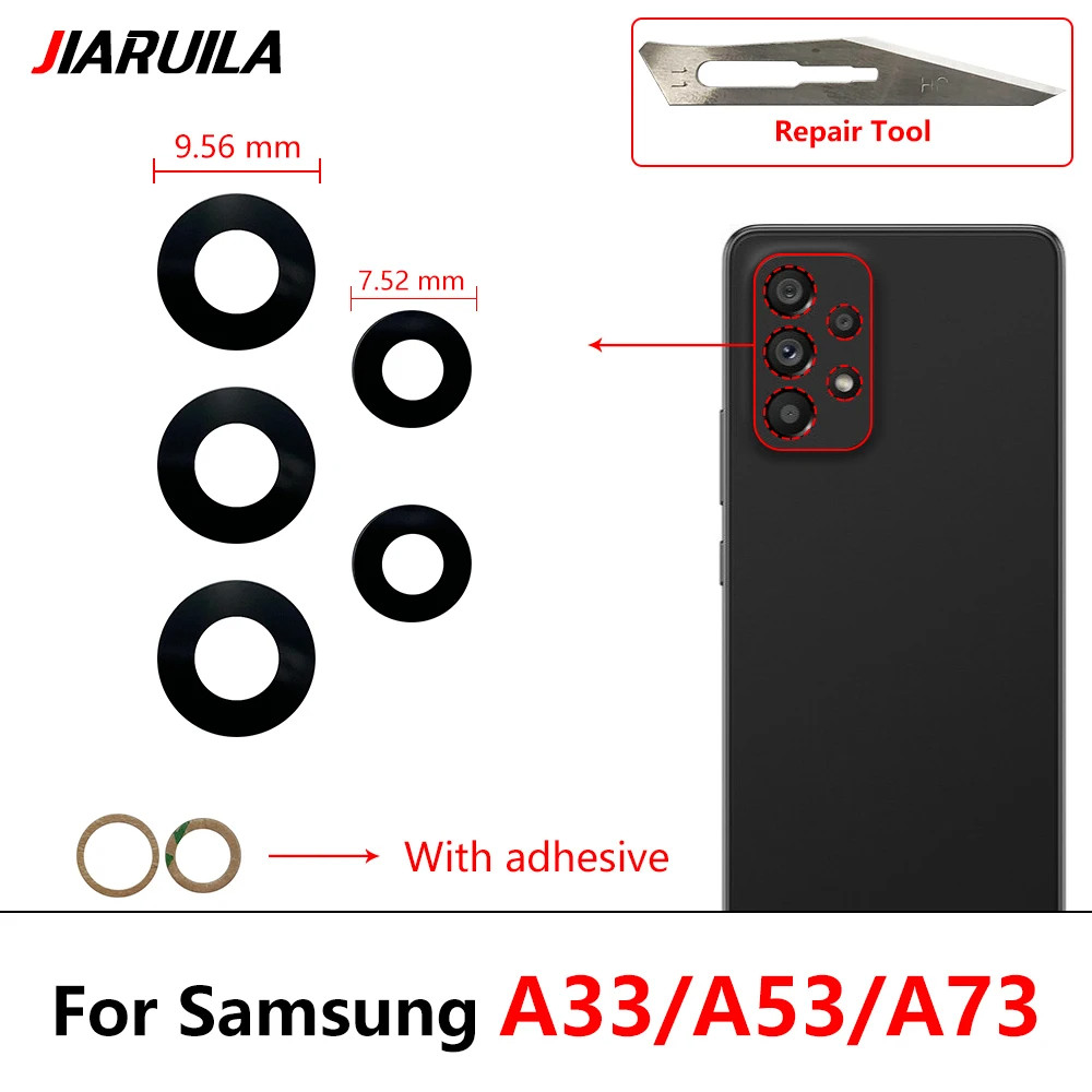 [ PUSATACCHP ] 1 SET KACA LENSA KAMERA BELAKANG / LENSA CAMERA PENGGANTI Samsung J120 | J1 Ace | J2 