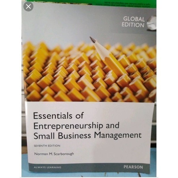 essentials entrepreneurship small business management 7th scarboroug