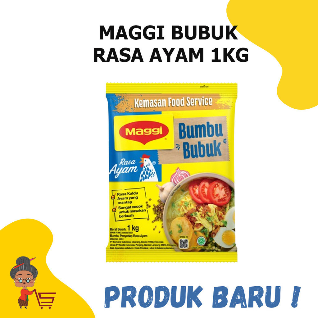 

MAGGI BUBUK AYAM 1KG / MAGGI AYAM 1KG/ MAGGI BUBUK / MAGGI AYAM