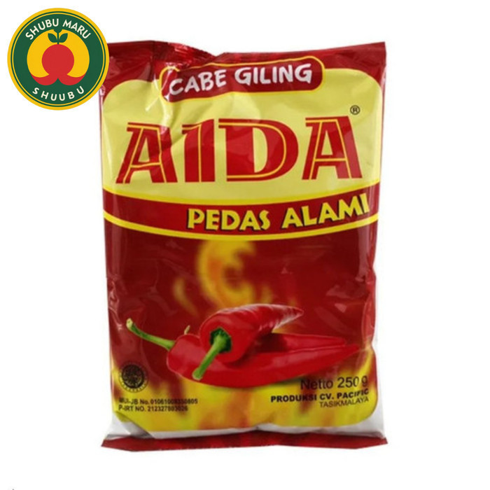 

Bubuk Cabe Cabai AIDA Kemasan 250 Gram