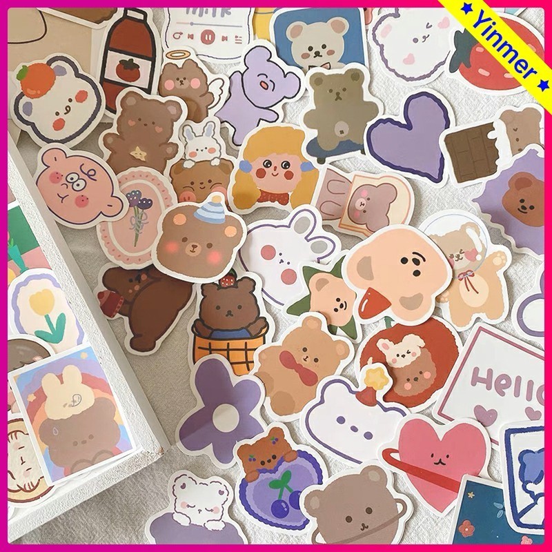 

COD✨Stiker Hati Anak Perempuan Lucu Stiker Dekoratif Gelas Air Ponsel Stiker Buku Besar Tangan Notebook-Yinmer