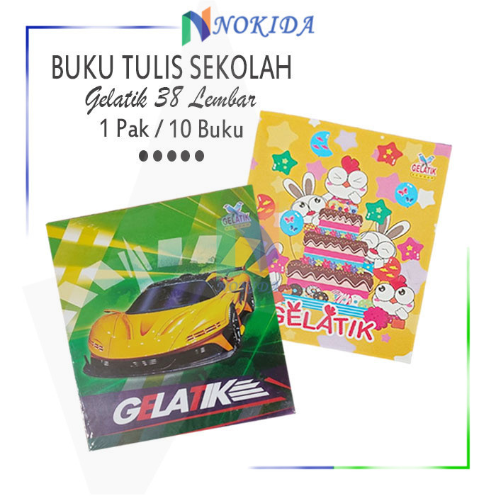 

Nokida Buku Tulis Sekolah Gelatik 1 Pack [38 Lembar] / Buku Tulis Murah / Buku 38 Lembar / Buku Tulis 1 Pak / Buku Catatan Sekolah