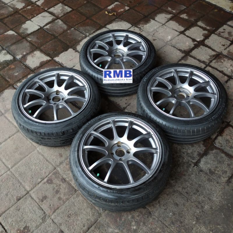 VELG SEKEB COPOTAN MOBIL TYPE ADVAN RING 17 + BAN 205 45 R17 BONUS
