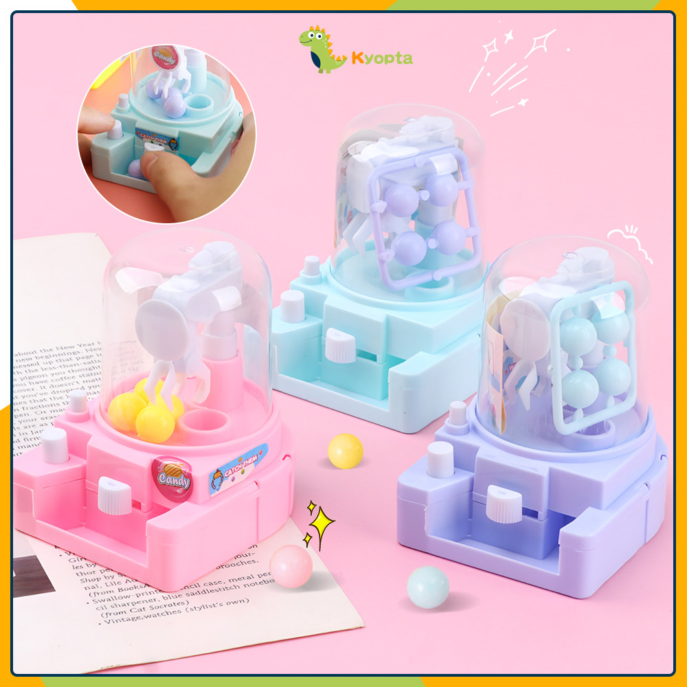 Kyopta Mainan Capit Bola Mini  Claw Machine Toy Mainan Edukasi Anak