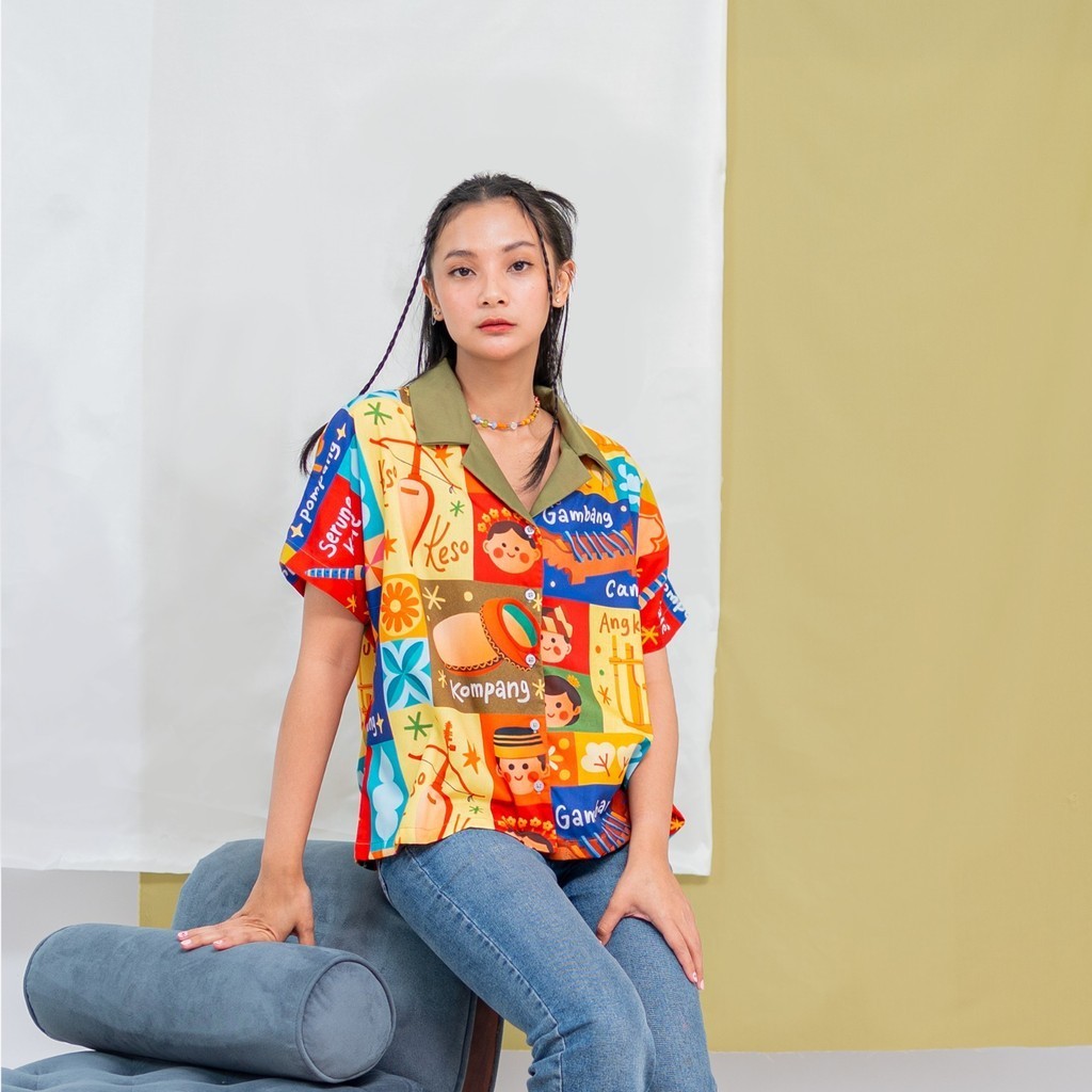SOVLO Brea Shirt - Kemeja Wanita / Oversized Wanita