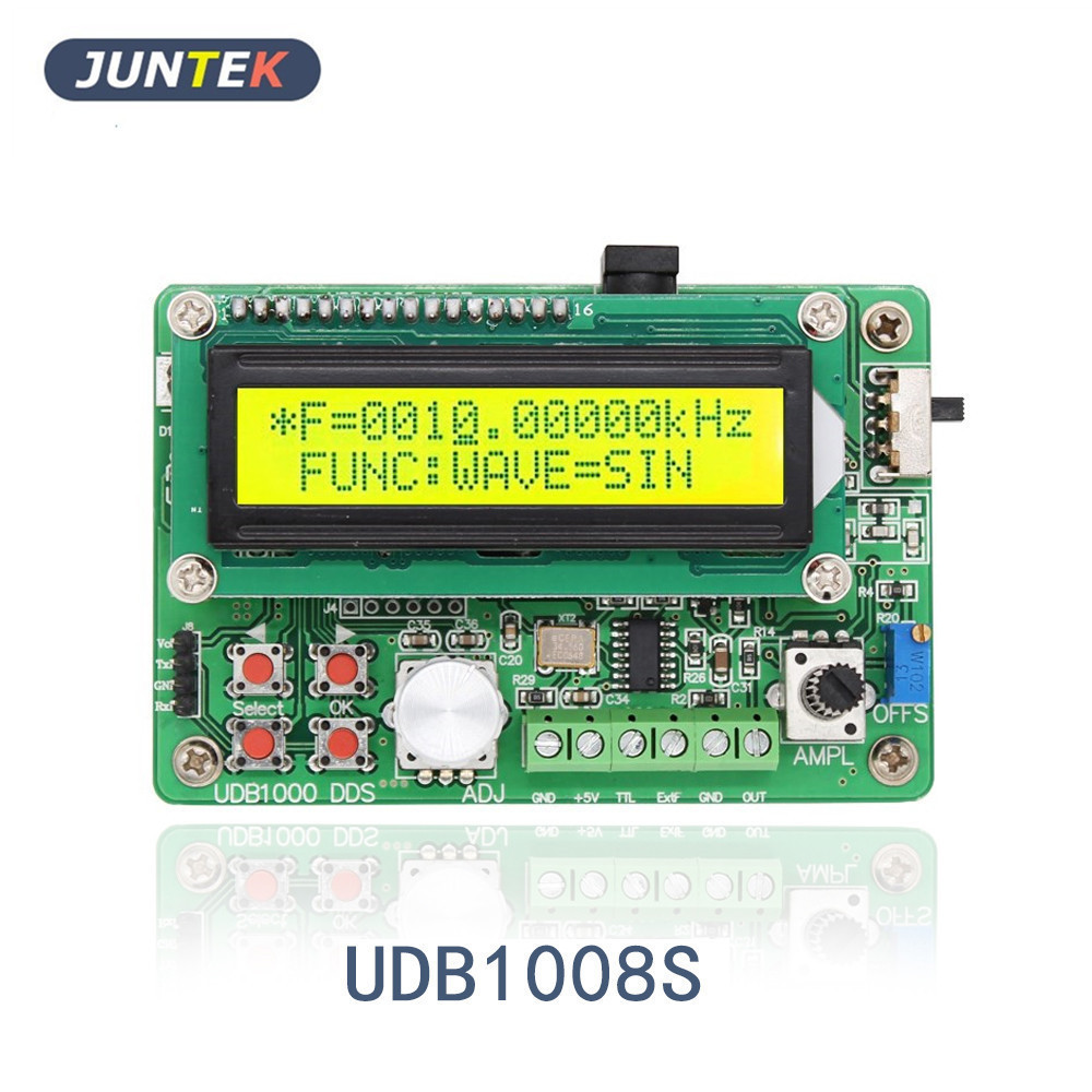 UDB1000S 8MHz DDS Fungsi Sinyal Generator Menyapu Pulse Digital Signal Generator/Frekuensi Counter