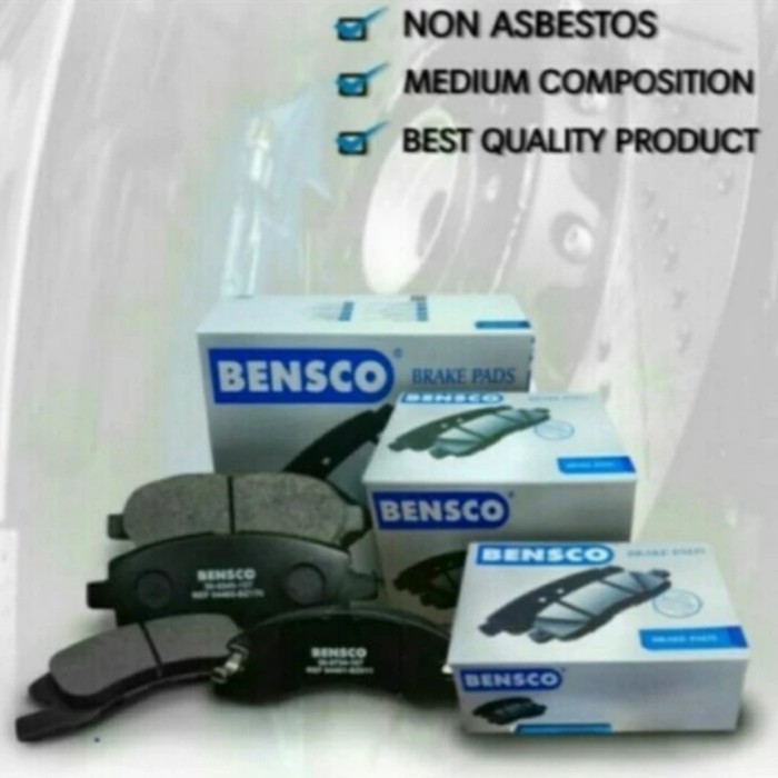 kampas rem depan avanza veloz 2012-on hrga 1set kanan kiri bensco
