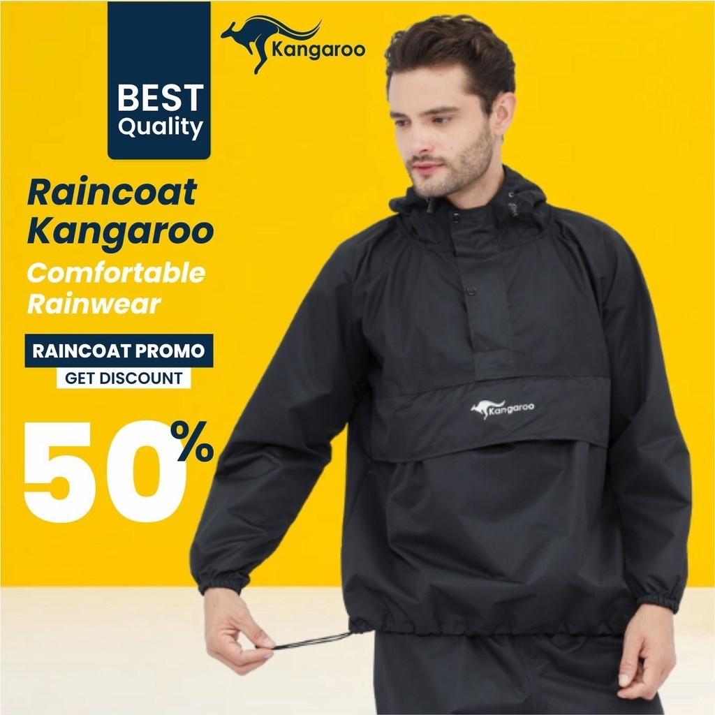 KANGAROO RAINCOAT jas hujan kangguru jas hujan pria tebal jas hujan pria jas hujan wanita jas hujan 