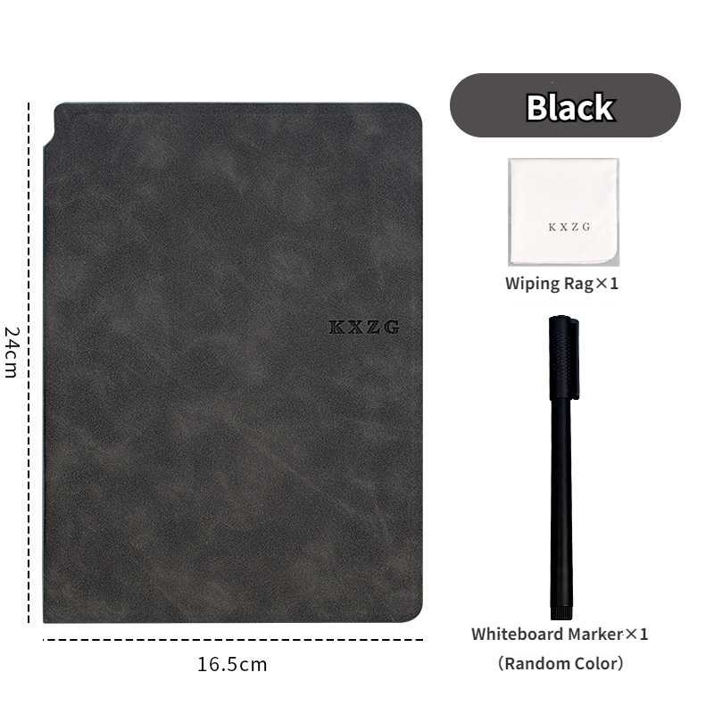 

JESJE Papan Tulis Portable A5 Whiteboard Notebook PU Leather with Pen - JS-10