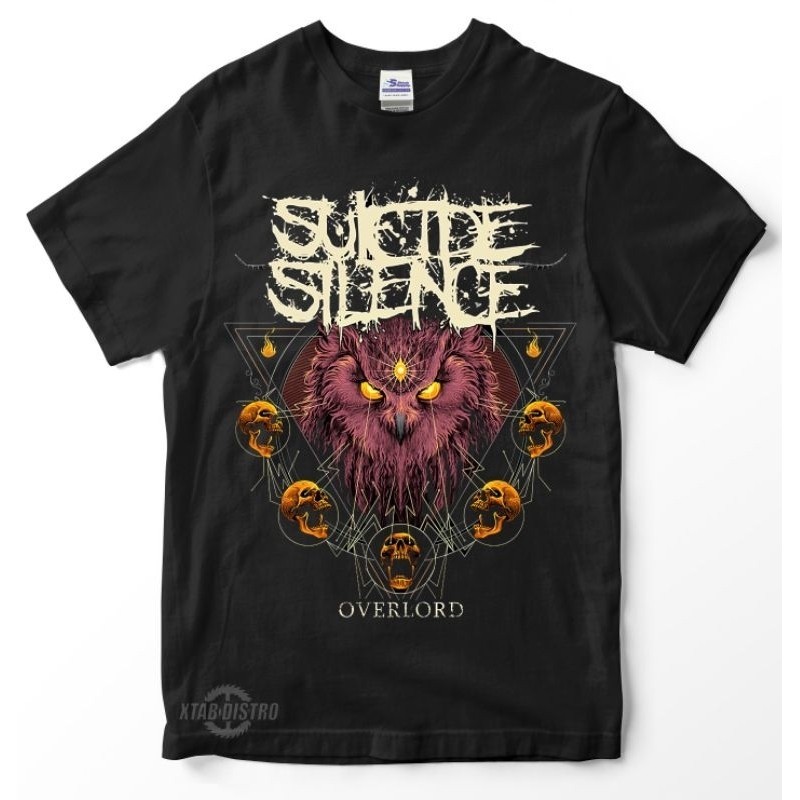 Kaos band SUICIDE SILENCE Overlord Premium tshirt kaos metal bmth deathcore