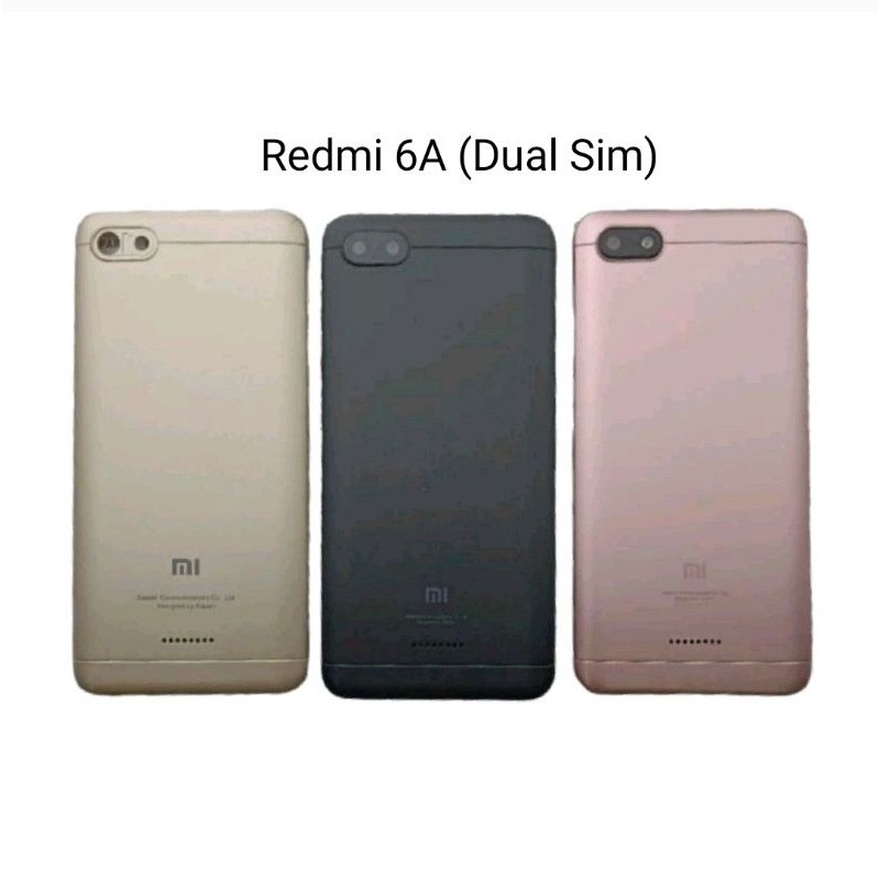 ORIGINAL Backdoor/Backcover Tutup Belakang Xiaomi Redmi 6A