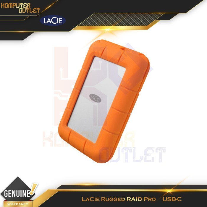 Lacie Rugged RAID Pro USB-C HDD 4TB - HDD Eksternal 4 TB External Drive