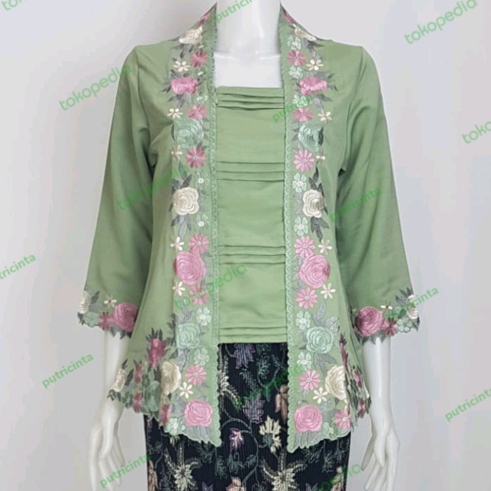 

kebaya kutu baru modern - peach, S