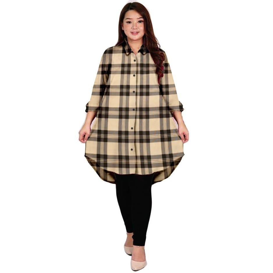 kemeja tunik jumbo wanita ld120/ GAMIS MODEL BARU MURAH