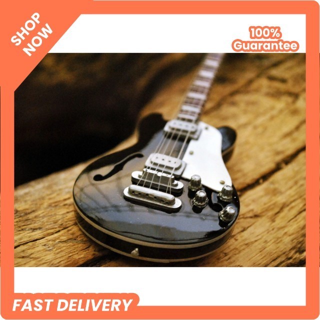Miniatur Gitar elektrik Hofner black