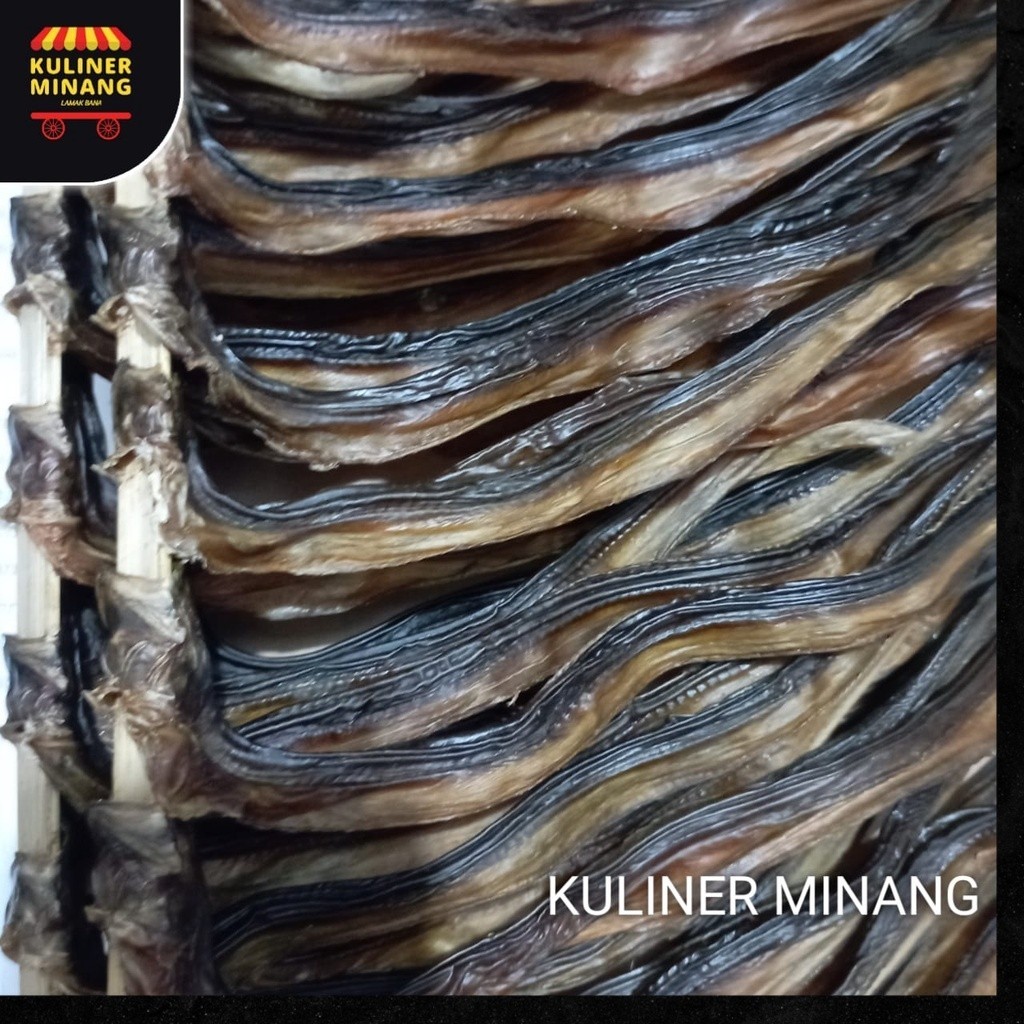 

Kuliner Minang Belut Super Kering Extra Besar 20 ekor Oleh Oleh Cemilan Makanan Khas Padang Jajanan Snack