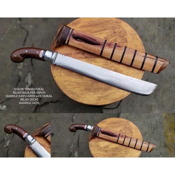 Golok Kerja Murah Dural Baja Per Sepuh