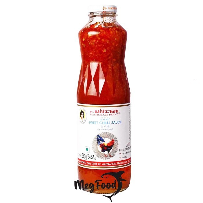 

Sweet Chili Sauce Maepranom Brand 980g | Sambal Bangkok | Thailand