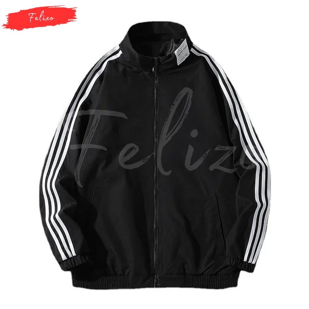 Jaket Coach Wanita Pria Premium Distro Ziper Polos Sweater Bahan Fleece Tebal Gramasi 280 gr Jacket 