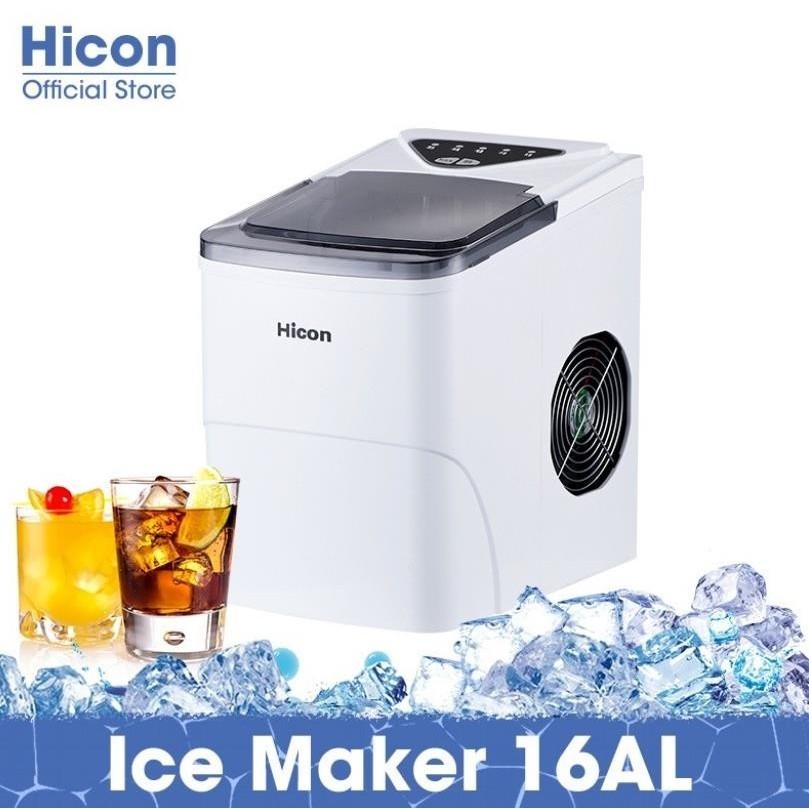 HICON 16A mesin es batu ice maker Cube Machine Ice Cream HZB - 16AL