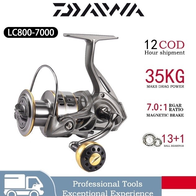 TIPE HCG86 Indonesia Spotjoran daiwa Reel Pancing reel pancing putar Lure fishing alat memancing rel