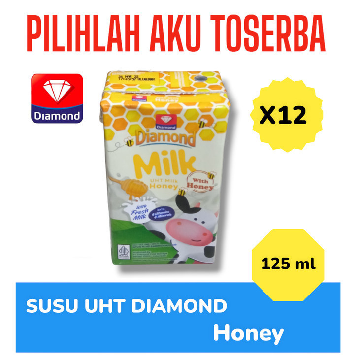 

Susu DIAMOND UHT Honey MINI 125 ml - ( HARGA 12 pcs )