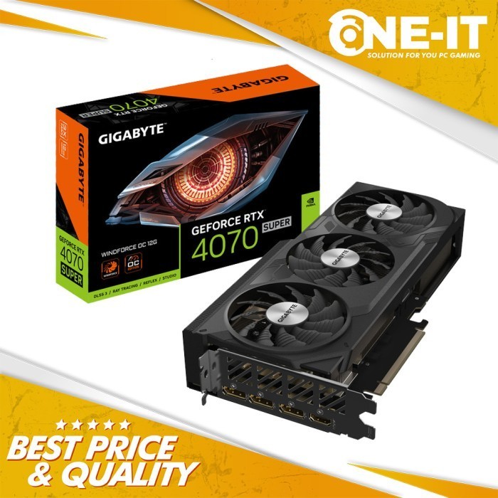 VGA Gigabyte GeForce RTX 4070 SUPER WINDFORCE OC 12G 12GB GDDR6X