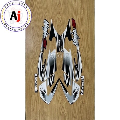 Striping decals stiker lis motor NINJA SS 2010 PUTIH