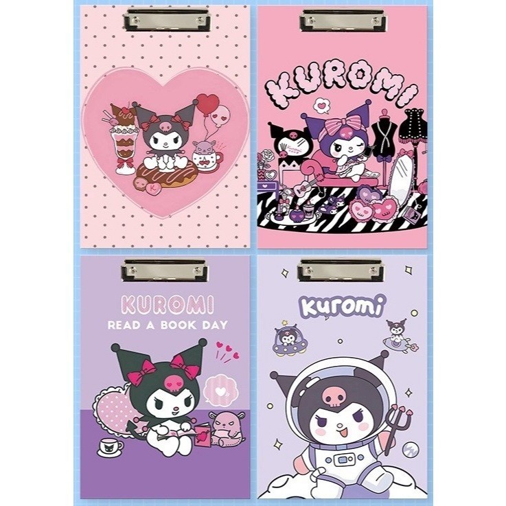 

Clipboard Papan Ujian Papan Jalan Klip A4 Alat Tulis Stationery IDG-ST0506 Kuromi