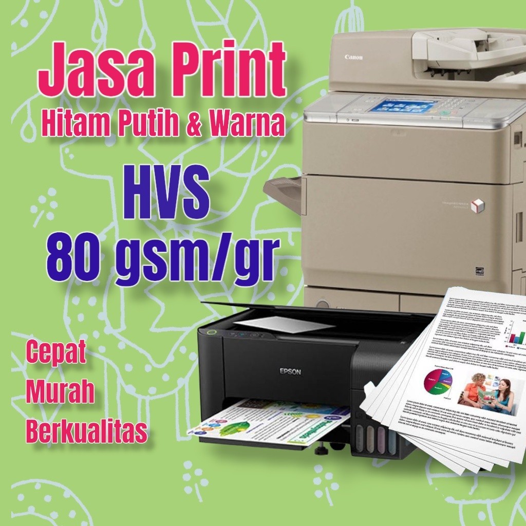 

Jasa print cetak dokumen hvs 80 gsm