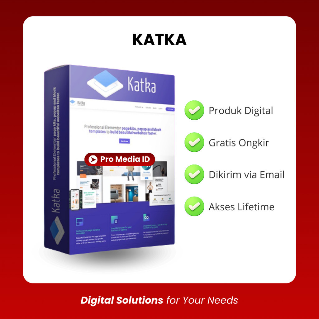 KATKA Elementor WordPress Template Pack File Json