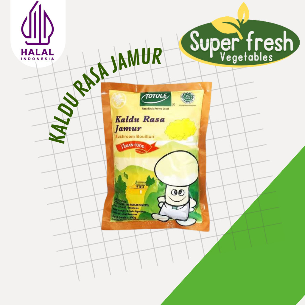 

Kaldu Jamur Totole 40 Gram Superfreshmarket