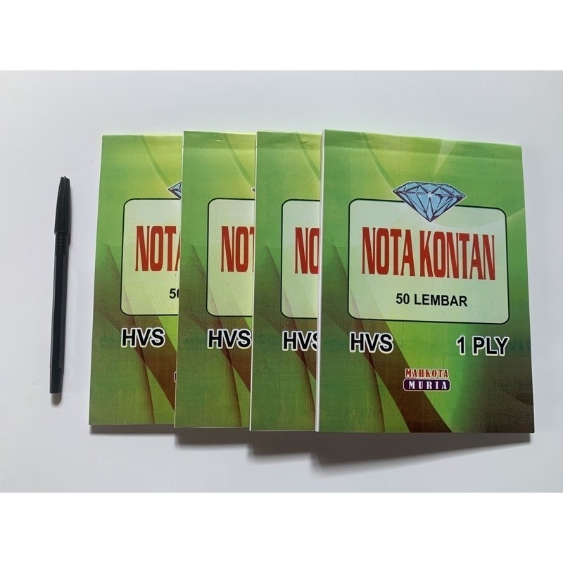 

[Ready] Nota Kontan 1 Ply, Ukuran Besar