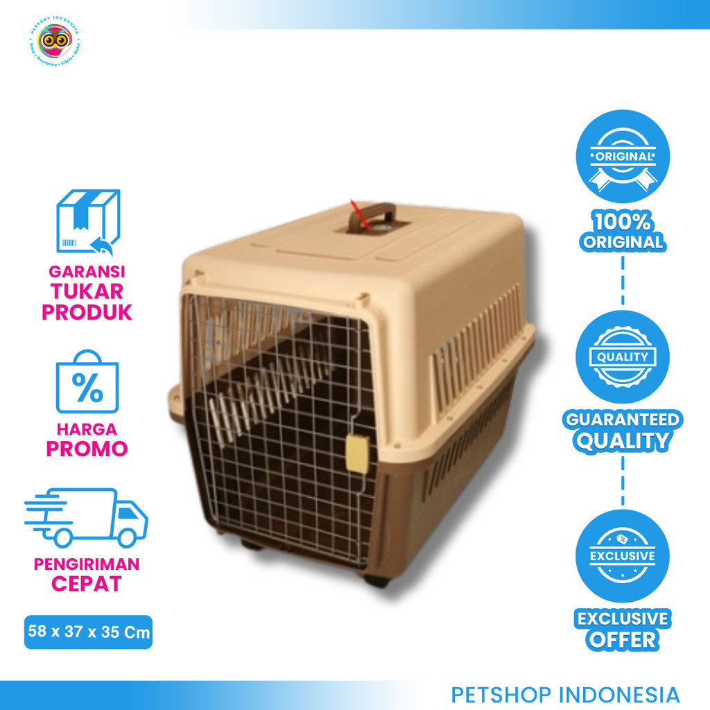 Kennel Box Octagon KN-1020 Pet Cargo Pet Carrier Anjing Kucing