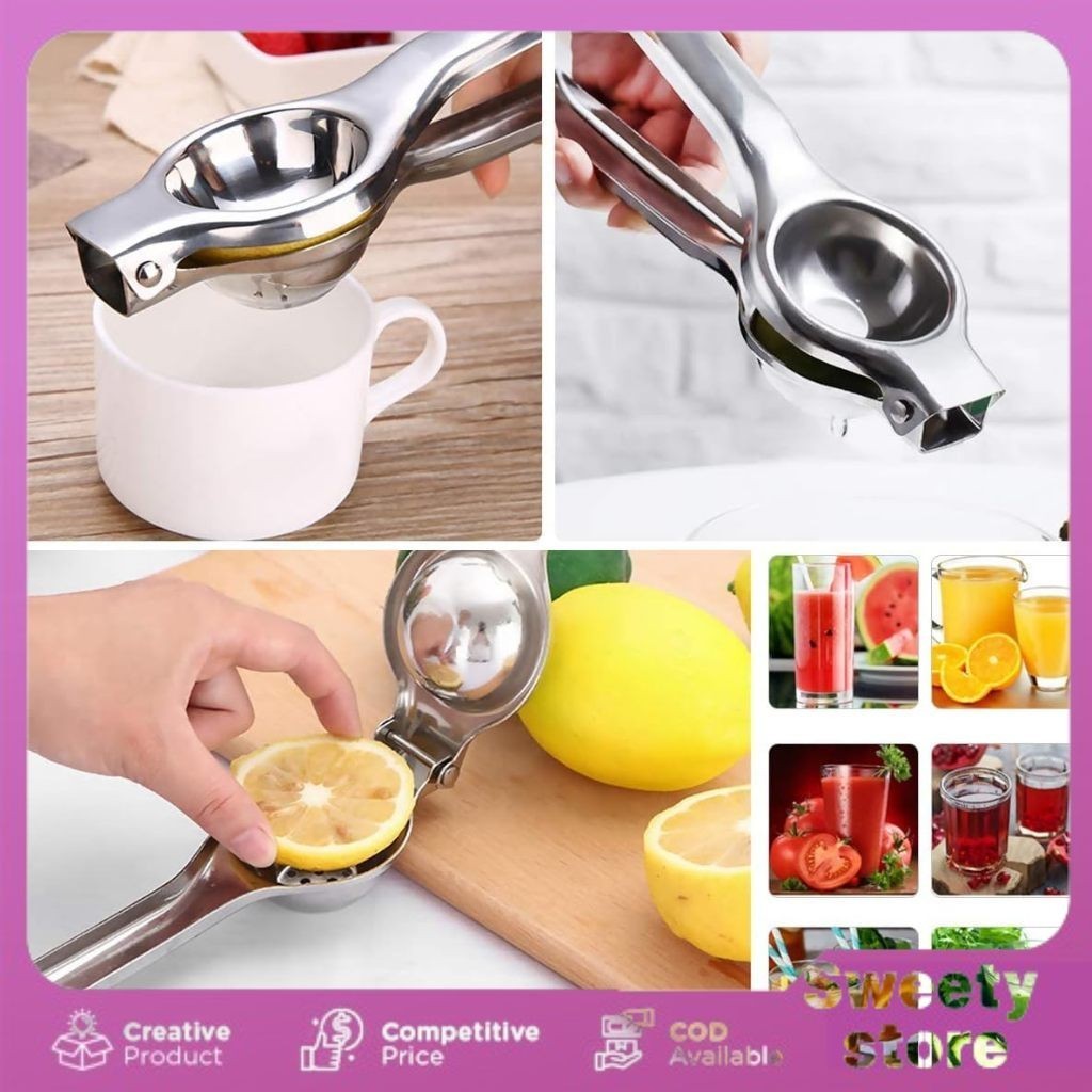 Alat Pemeras Buah Jeruk Atau Lemon Bahan Stainless  Steel/Jinmeiqi Alat Peras Jeruk Lemon Squeezer P