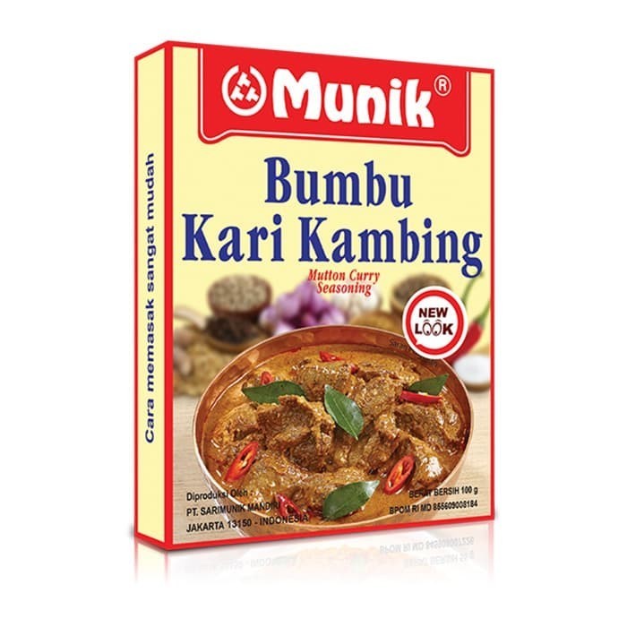

Terbaru Bumbu Kari Kambing Munik - 100 gr
