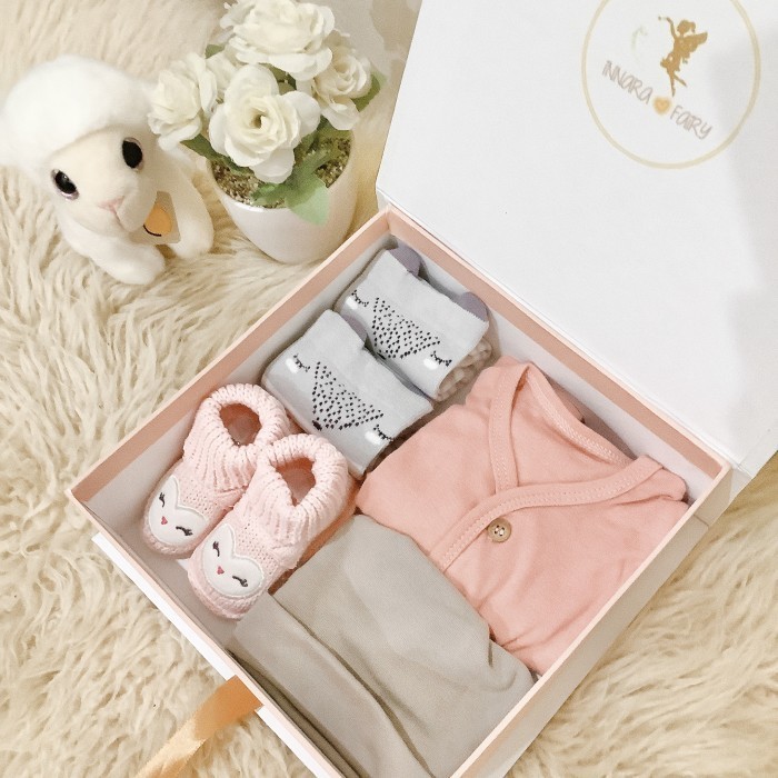 

(NEW) -Hampers newborn little palmerhaus bayi perempuan girl premium 9 piece