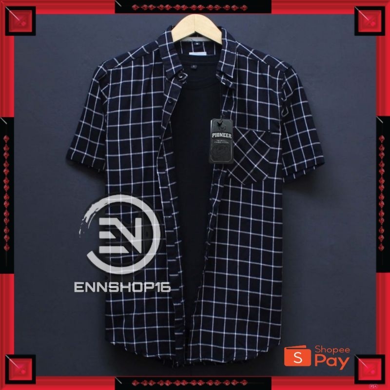 KAIN ADEM LEMBUT HALUS TEBAL / KEMEJA FLANEL LENGAN PENDEK PREMIUM | KEMEJA FLANEL PENDEK DEWASA | F