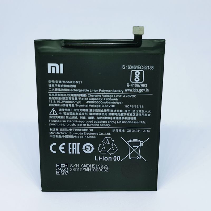 BATERAI BATRE XIAOMI REDMI 8 / REDMI 8A / REDMI 8A PRO BN51 BN 51 ORI