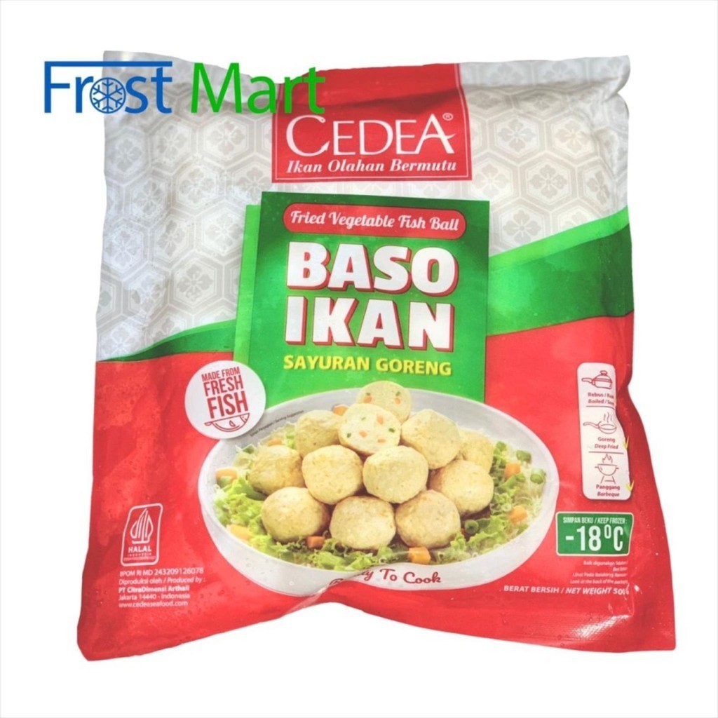 

Cedea Baso Ikan Sayuran Goreng 500Gr