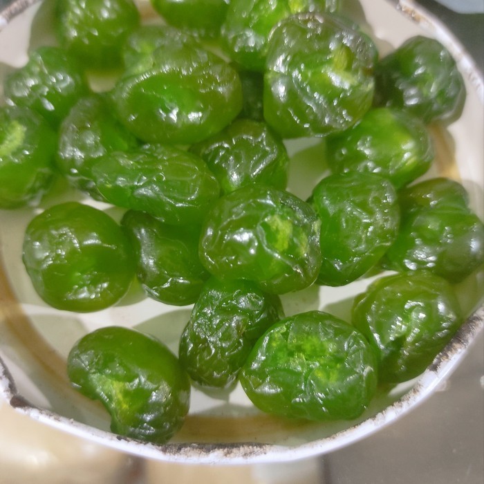 

Buah Cherry Kering Hijau 250gr