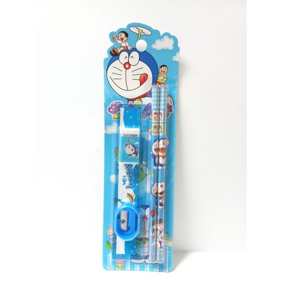 

Set Alat Tulis Anak ISI 5 - Alat Tulis Sekolah - Doraemon/Biru