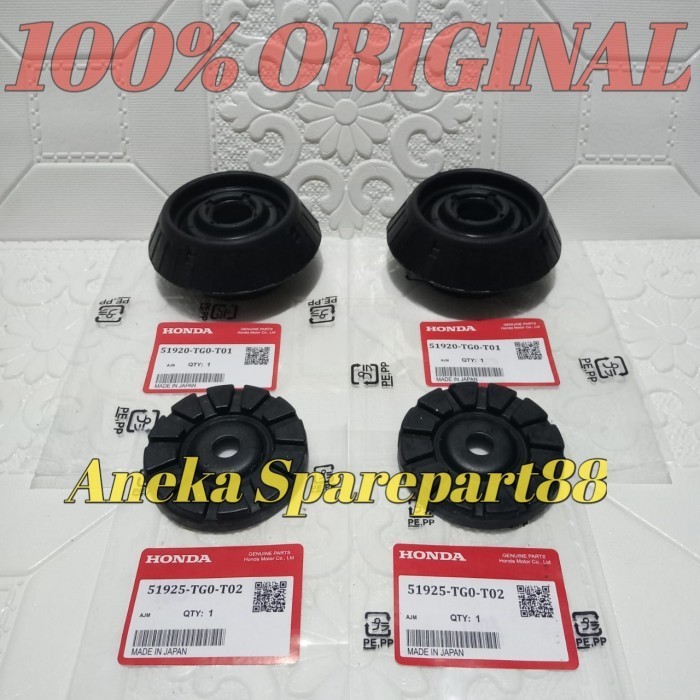 karet support shock + tatakan support jazz city brio mobilio freed ori