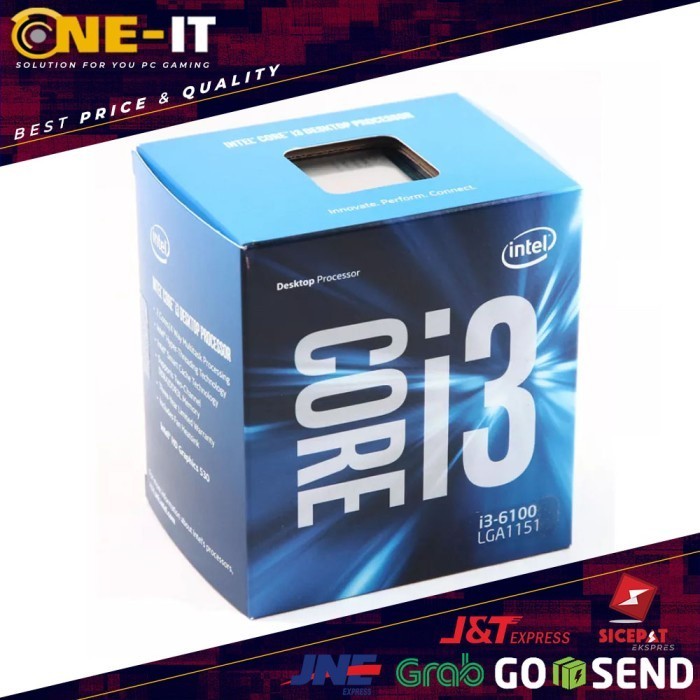 INTEL PROCESSOR I3 6100, LGA1151