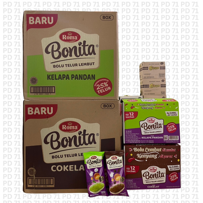 

Roma Bonita Dus Isi 72 Pcs