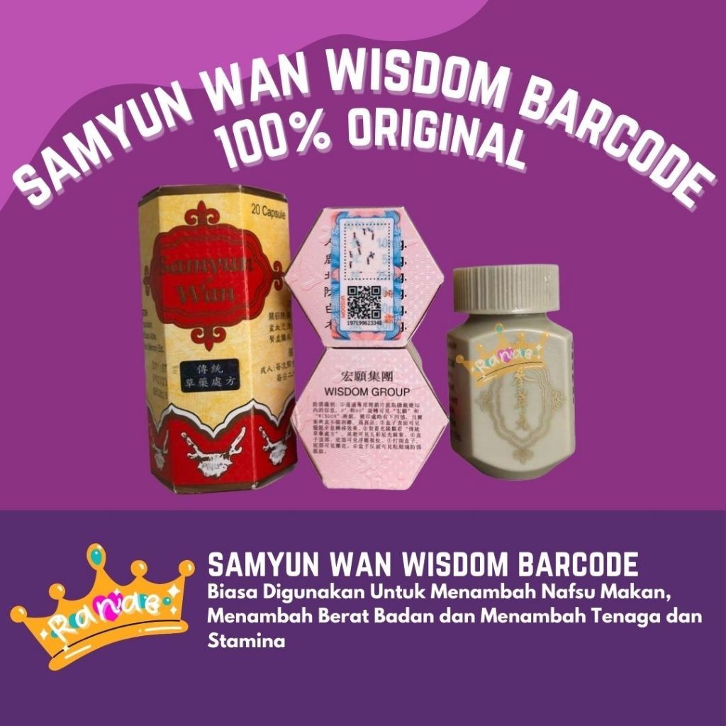 

Samyunwan Original Herbal Wisdom Bercode PENAMBAH NAFSU MAKAN AGAR CEPAT GEMUK