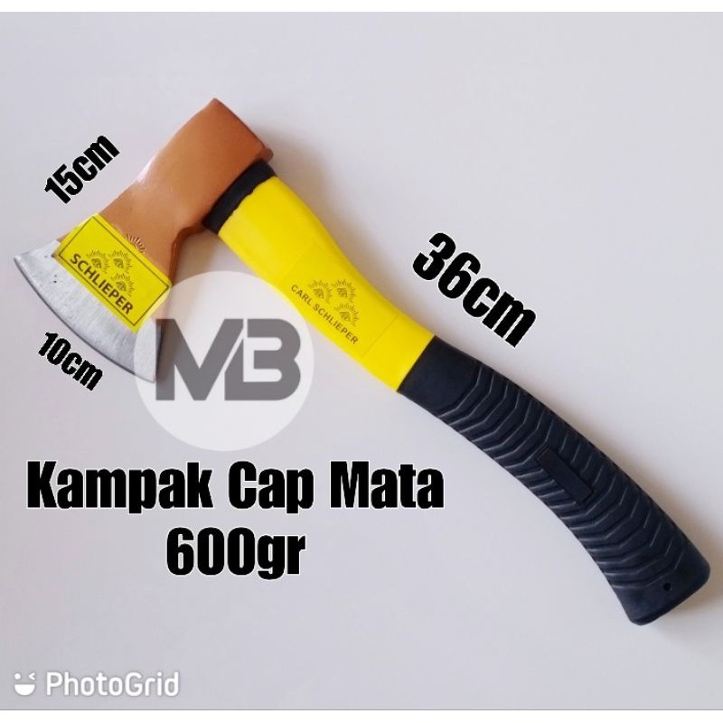 Kampak Gagang Fiber Cap Mata 600 Gram dan 700 Gram